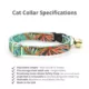 Product Made By Cleo® Tropicalia Palm Leaves Breakaway Cat Collar