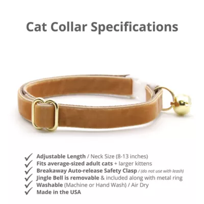 Made By Cleo® Velvet Breakaway Cat Collar - Image 2