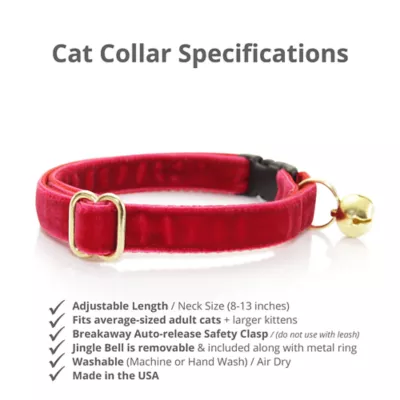 Product Made By Cleo® Velvet Breakaway Cat Collar