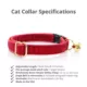 Product Made By Cleo® Velvet Breakaway Cat Collar