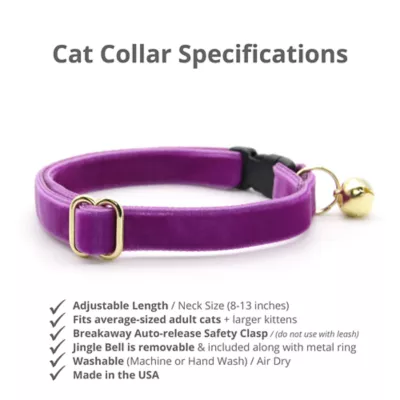Product Made By Cleo® Velvet Breakaway Cat Collar