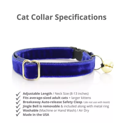 Product Made By Cleo® Velvet Breakaway Cat Collar