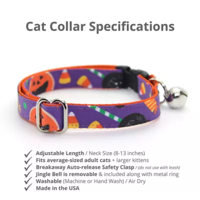 Product Made By Cleo® Witch's Brew Halloween Breakaway Cat Collar