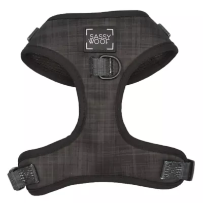 Product Sassy Woof Baby Got Black Dog Harness, Leash and Waste Bag Holder Bundle