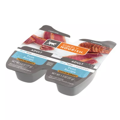 Product Simply Nourish® Adult Wet Cat Food - Cuts in Gravy, Split Cup, 2.65oz