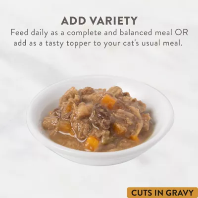 Product Simply Nourish® Adult Wet Cat Food - Cuts in Gravy, Split Cup, 2.65oz