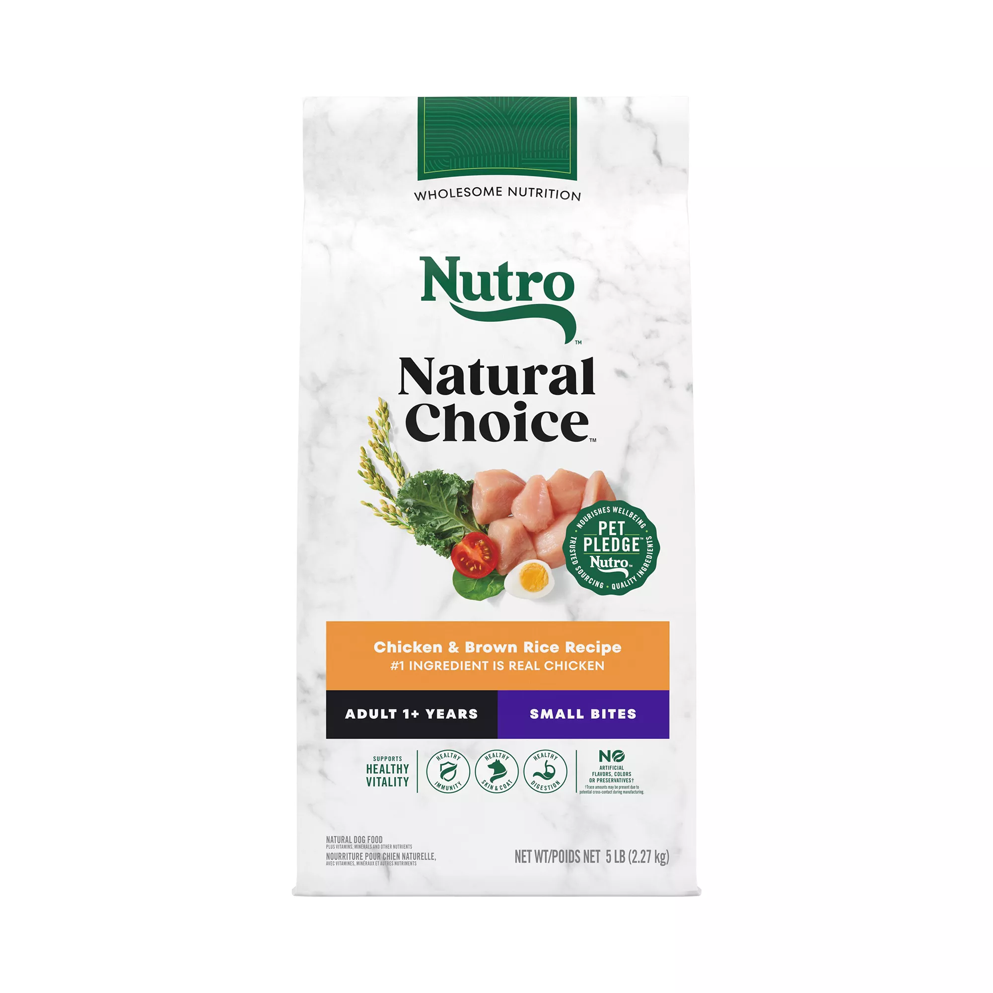 Nutro Natural Choice Small Bites Adult Dog Dry Food - Chicken & Brown Rice