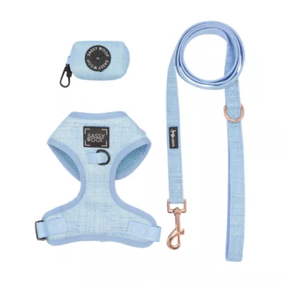 Product Sassy Woof Blumond Dog Harness, Leash and Waste Bag Holder Bundle