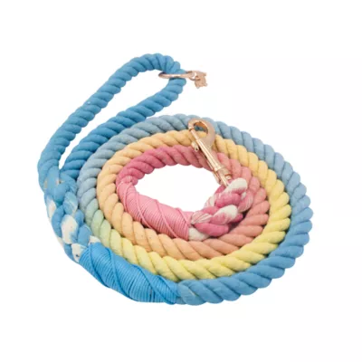 Product Sassy Woof Bright Dog Rope Leash: 5-ft long