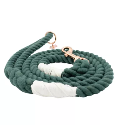 Product Sassy Woof Emerald Dog Rope Leash: 5-ft long