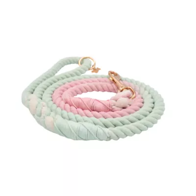 Product Sassy Woof La Jolie Fleur Dog Rope Leash: 5-ft long