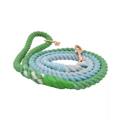 Product Sassy Woof Minty Dog Rope Leash: 5-ft long