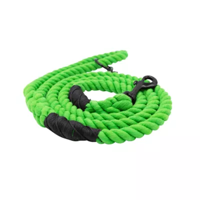 Sassy Woof Neon Dog Rope Leash: 5-ft long - Image 2