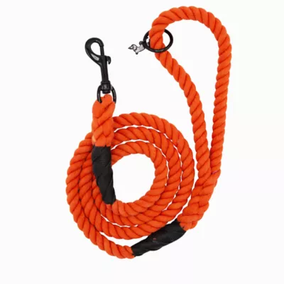 Product Sassy Woof Neon Dog Rope Leash: 5-ft long