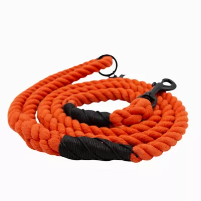 Product Sassy Woof Neon Dog Rope Leash: 5-ft long