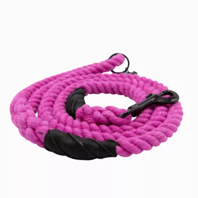 Sassy Woof Neon Dog Rope Leash: 5-ft long - Image 2
