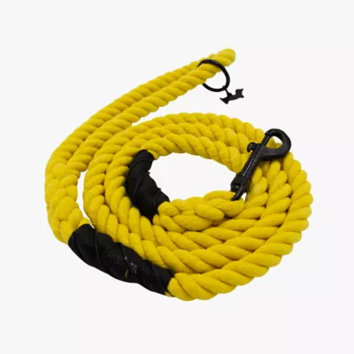 Product Sassy Woof Neon Dog Rope Leash: 5-ft long