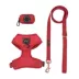 Sassy Woof Merlot Dog Harness, Leash and Waste Bag Holder Bundle image thumbnail 1