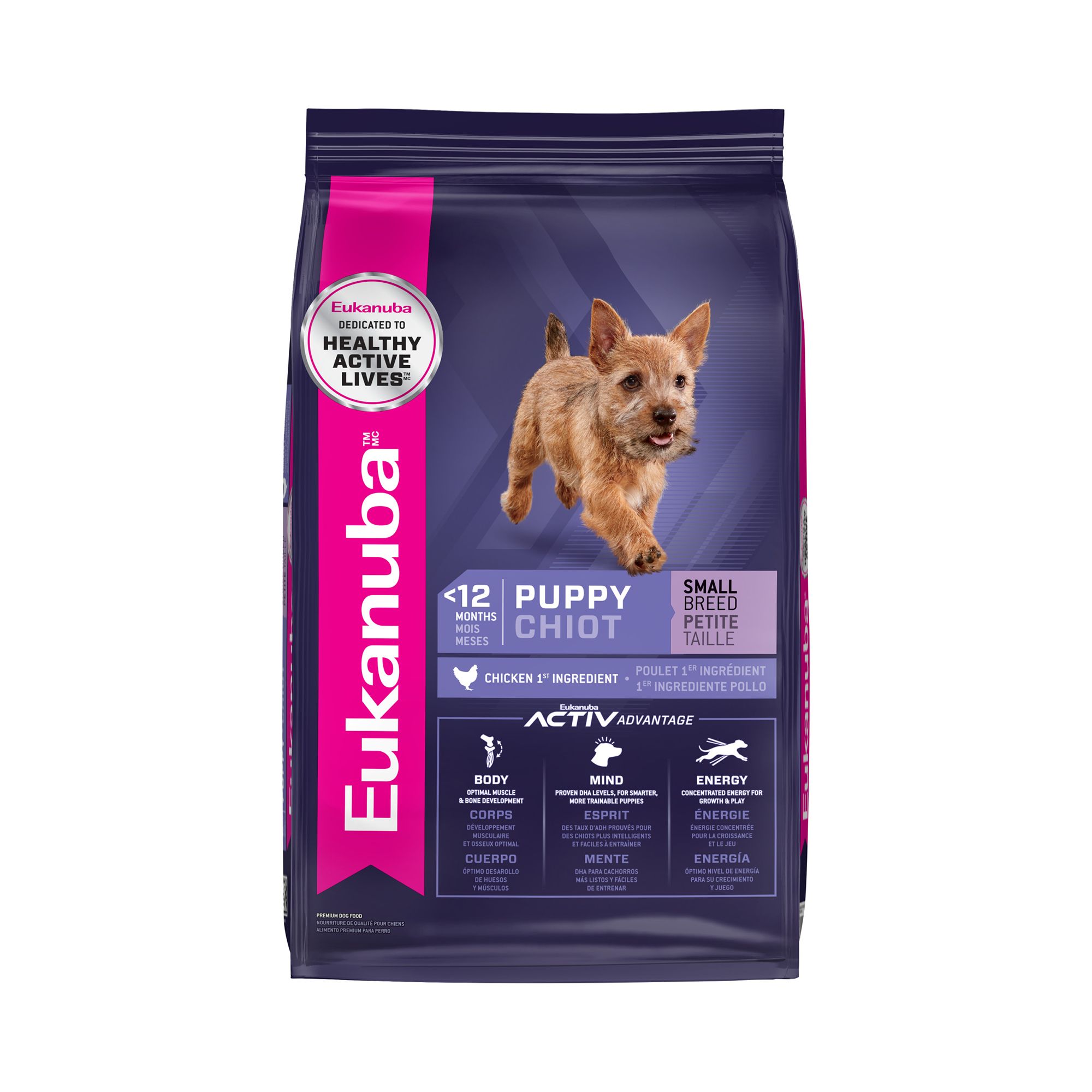 Eukanuba Small Breed Puppy Dry Dog Food Chicken