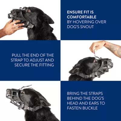 Product Top Paw® Adjustable Basket Muzzle