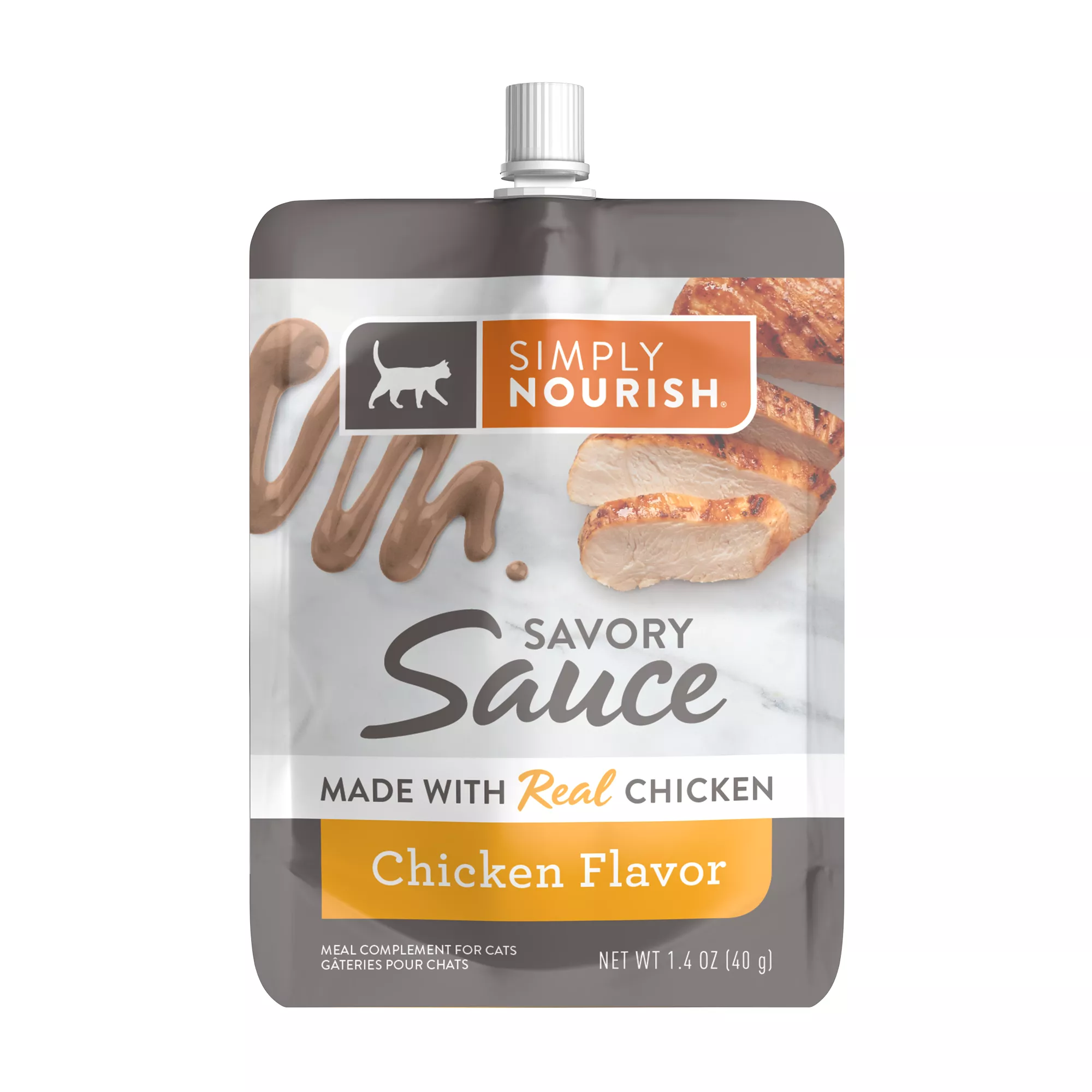 Simply Nourish® Savory Sauce Cat Meal Complement - 1.4 Oz, Natural