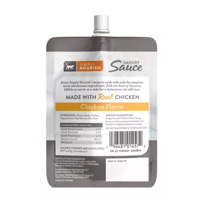 Product Simply Nourish® Savory Sauce Cat Meal Complement - 1.4 Oz, Natural