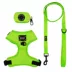 Sassy Woof Neon Dog Harness, Leash and Waste Bag Holder Bundle image thumbnail 1