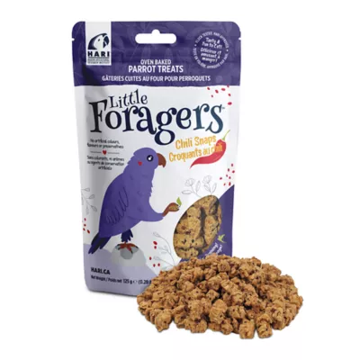 Product HARI Little Foragers Chili Snaps Oven Baked Parrot Bird Treats