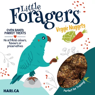 Product Hari Little Foragers Veggie Nuggets Oven Baked Parrot Treats - Dry Treats, 525g