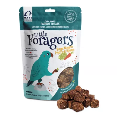 Product Hari Little Foragers Veggie Nuggets Oven Baked Parrot Treats - Dry Treats, 525g