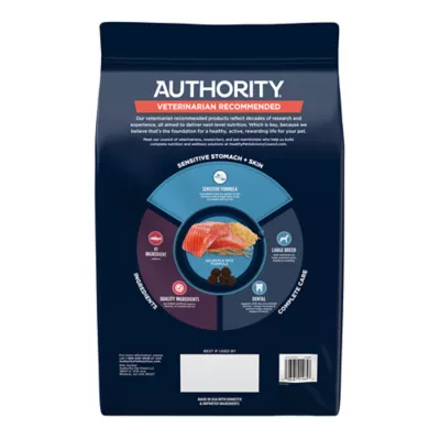 Product Authority Sensitive Stomach & Skin Large Breed Adult Dog Dry Food - Salmon & Rice