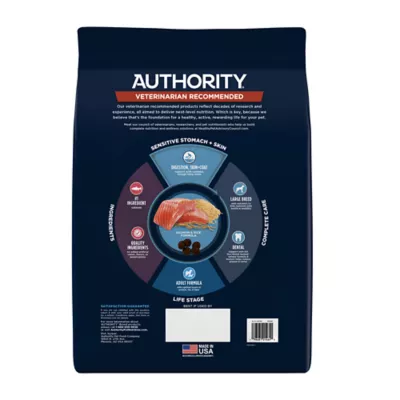 Product Authority Sensitive Stomach & Skin Large Breed Adult Dog Dry Food - Salmon & Rice