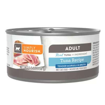 Product Simply Nourish Adult Cat Morsels - With Grain, Tuna