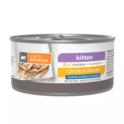 Product Simply Nourish Kitten Morsels - Grain Free, Chicken