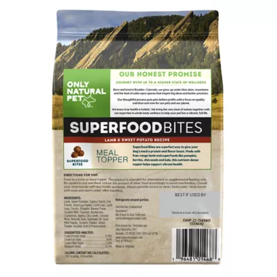 Product Only Natural Pet Superfood Bites Dog Food Topper - Lamb & Sweet Potato