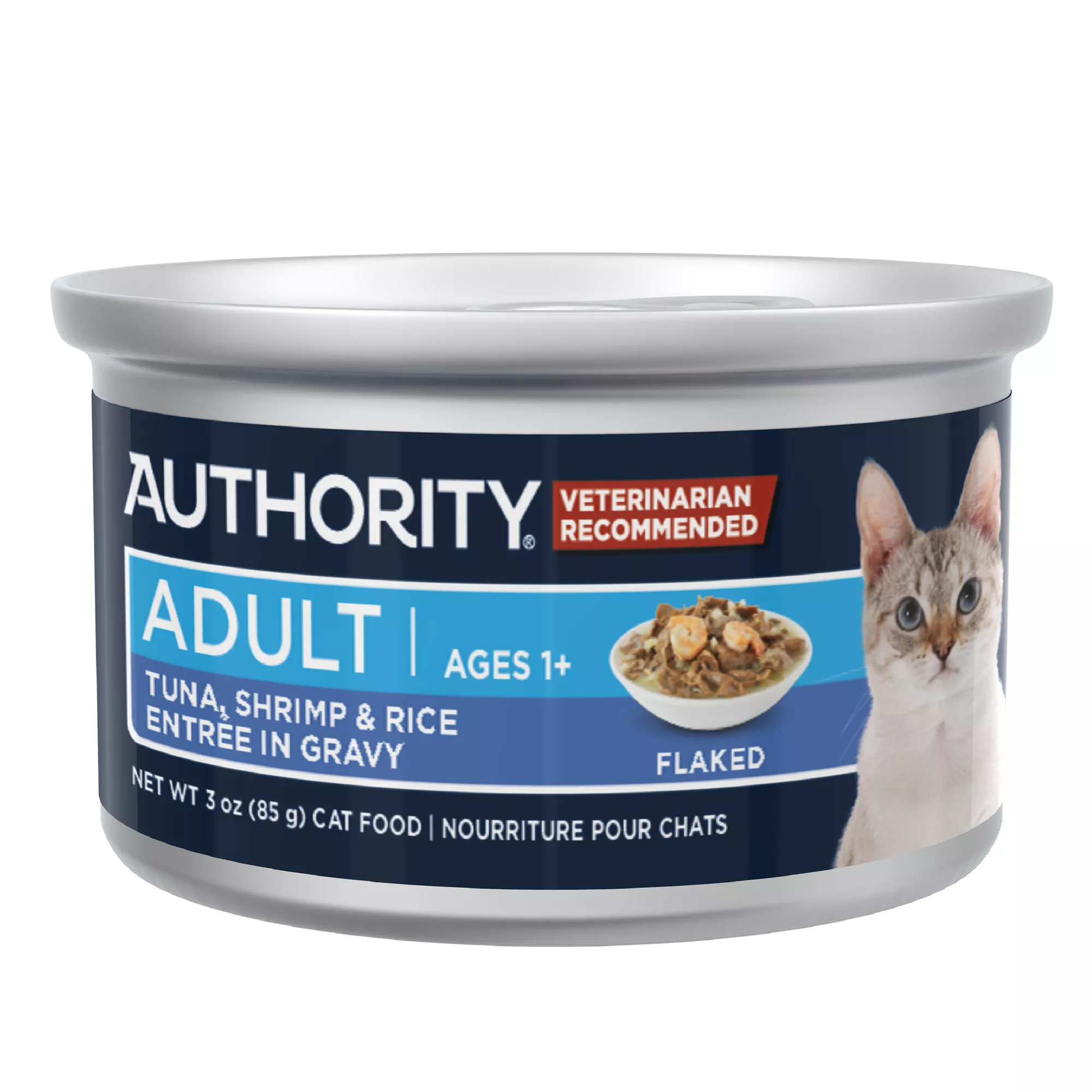 Authority Adult Wet Cat Food - Entree in Gravy, 3 Oz.