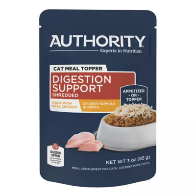 Product Authority Digestion Support Chicken Formula in Broth Cat Meal Topper 3oz