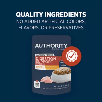 Product Authority Digestion Support Chicken Formula in Broth Cat Meal Topper 3oz