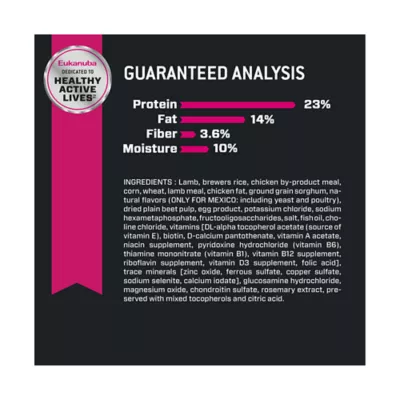 Product Eukanuba™ Adult Dry Dog Food Lamb & Rice