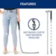 Product Top Paw® Heavy Chain Dog Leash: 4-ft long