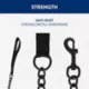 Product Top Paw® Heavy Chain Dog Leash: 4-ft long