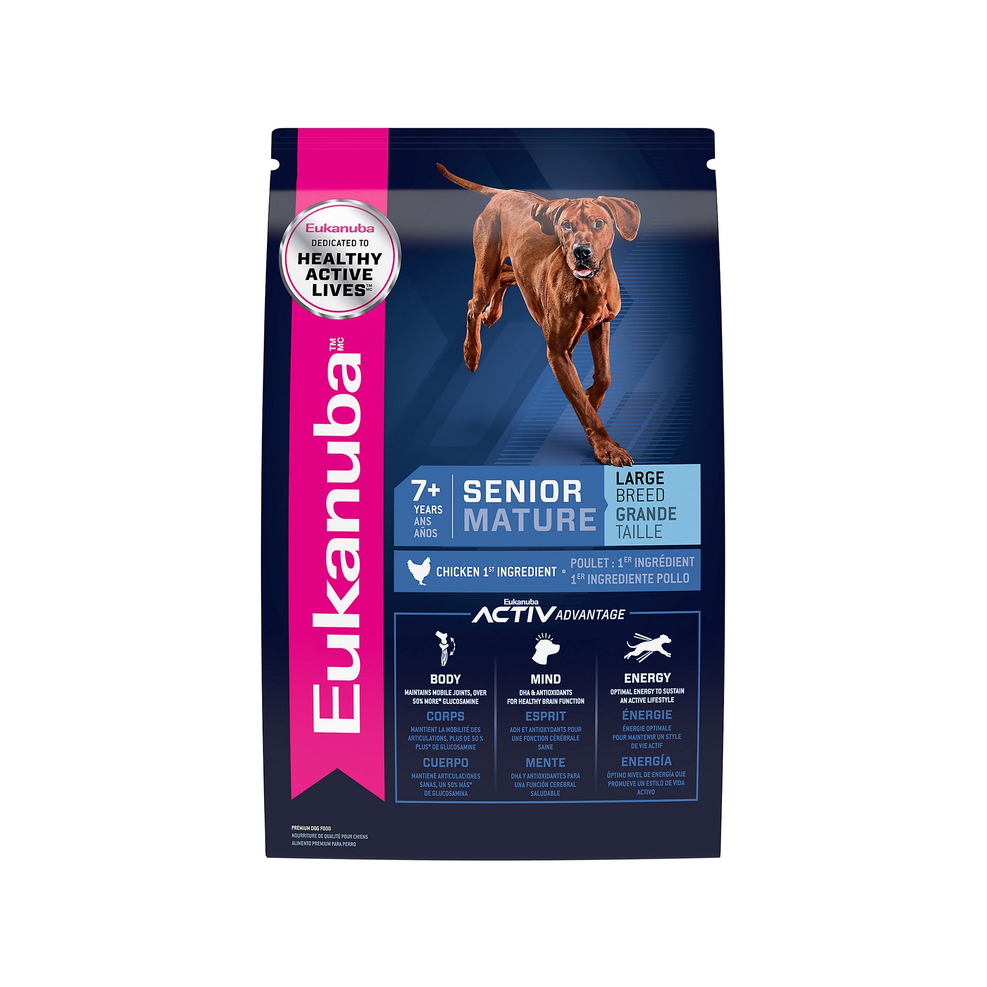 Eukanuba Large Breed Senior Dry Dog Food Chicken 30 lb