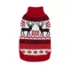 Product Hip Doggie Red Fair Isle Holiday Dog Sweater