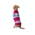 Hip Doggie Red Fair Isle Holiday Dog Sweater image thumbnail 3