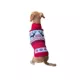 Product Hip Doggie Red Fair Isle Holiday Dog Sweater