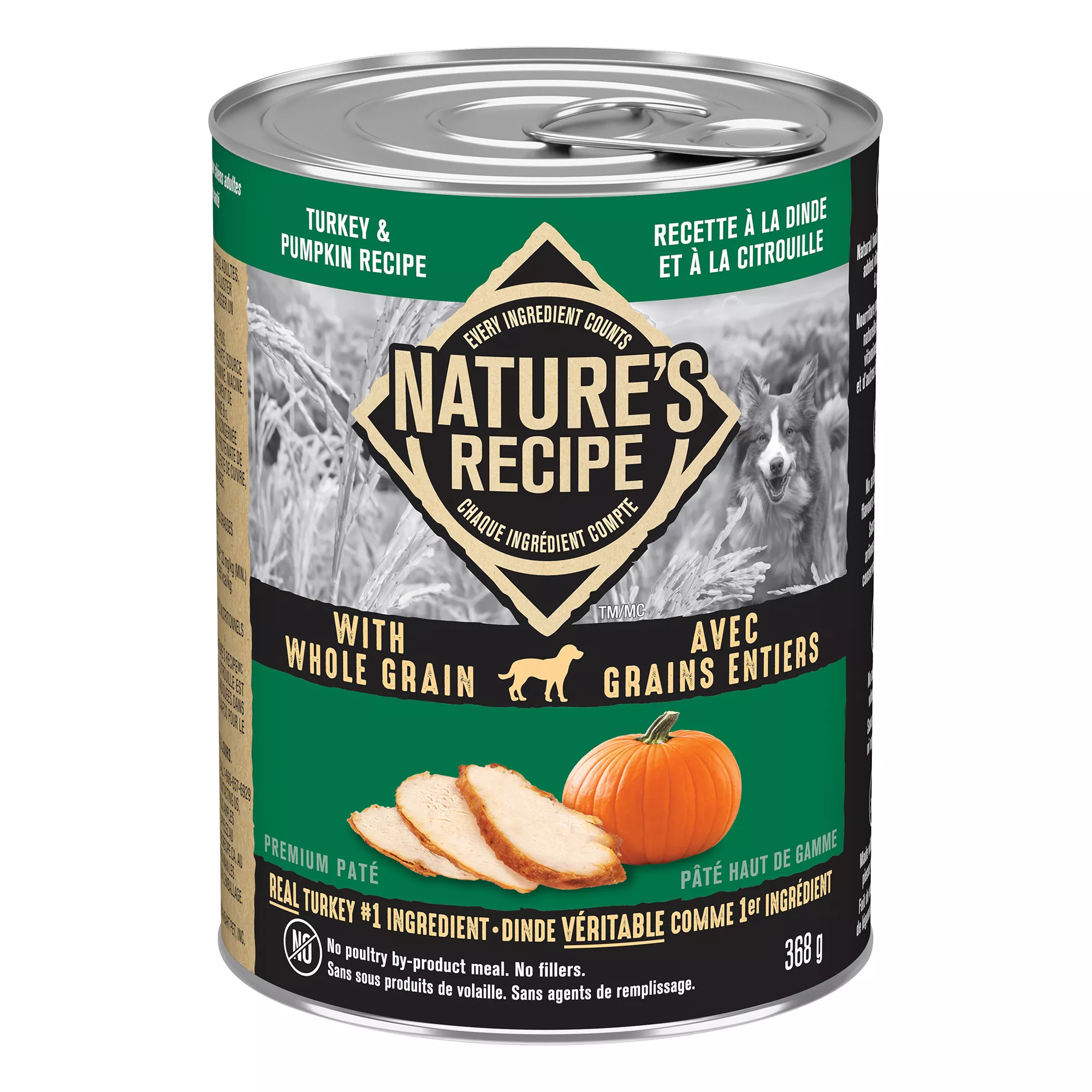 Nature's Recipe Premium Pate Adult Dog Wet Food - Whole Grain