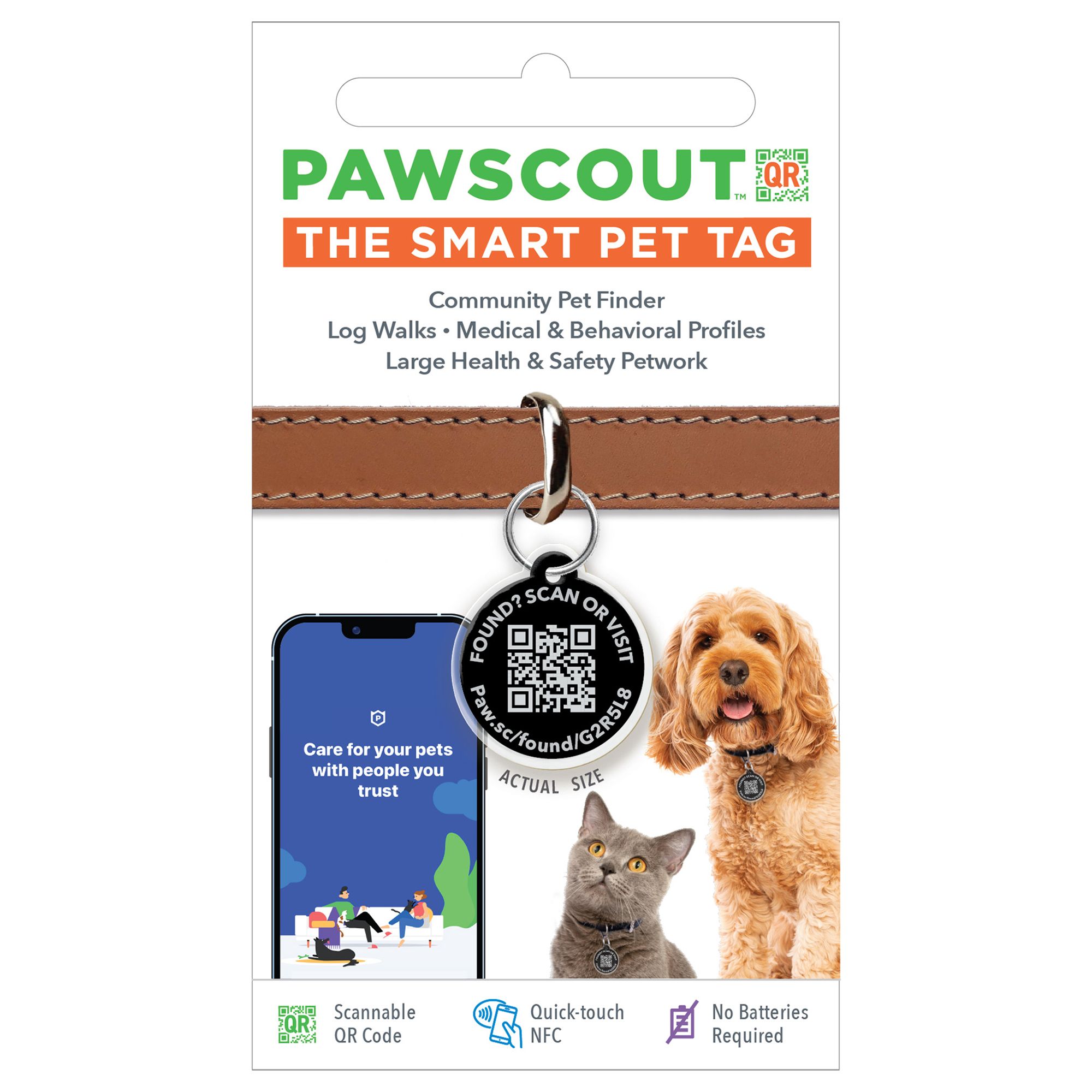 Pawscout QR Code Smarter Pet Tag