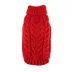 Hip Doggie Angora Cable Knit Dog Sweater image thumbnail 1
