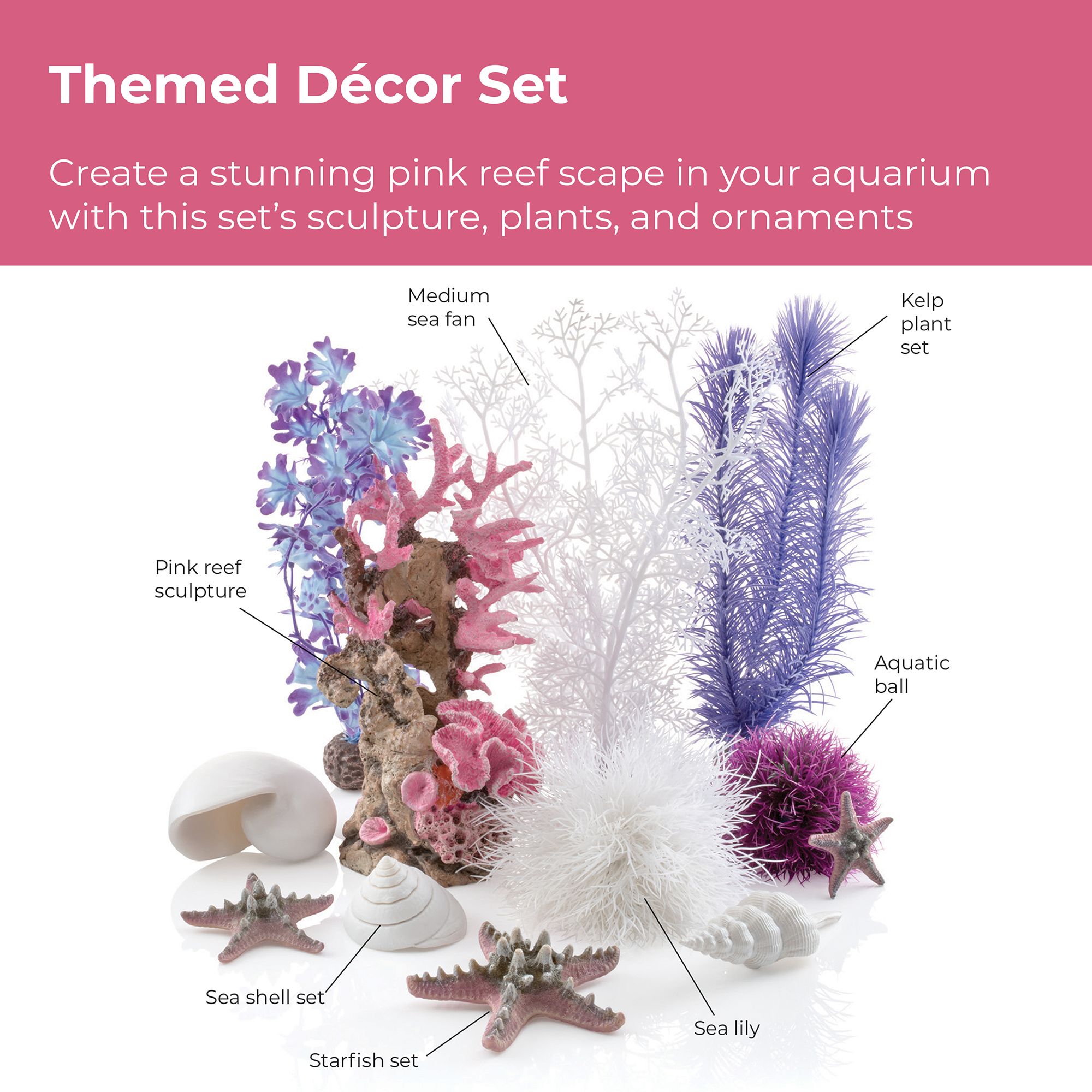 biOrb Ocean Aquarium Ornament Set Fish Tank Decor - thumbnail 3