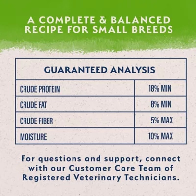 Product Natural Balance Vegetarian Small Breed Adult Dog Food - Limited Ingredient